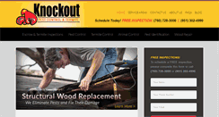 Desktop Screenshot of knockoutpestcontrolandtermite.com